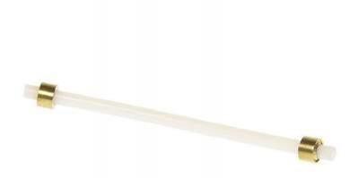 Трубка тефлонова Delonghi d=2x4mm, L=380 mm,   скоба - скоба  
