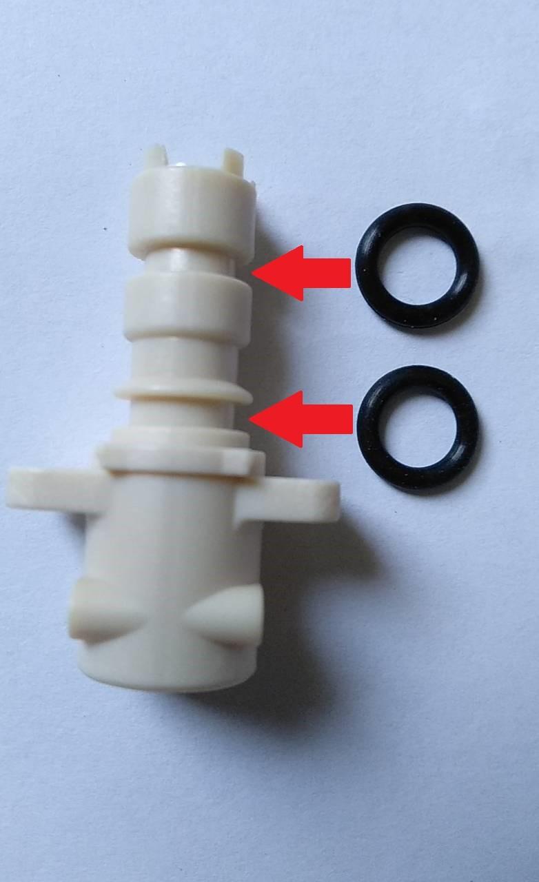 Резиновый уплотнитель на штуцер бойлера