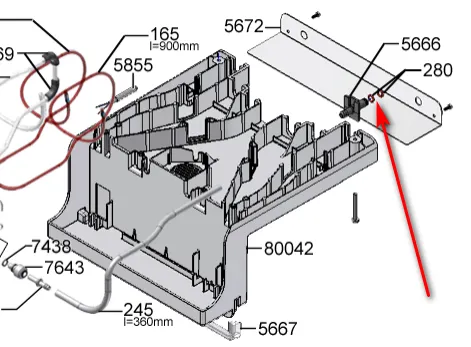 Резиновый уплотнитель   Franke 6.07х1.78